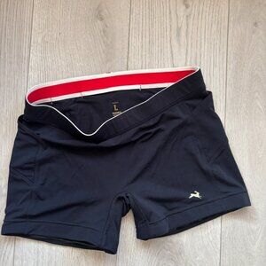 Tracksmith Running Women's Lane Five Shorts Black Sz Large Pockets